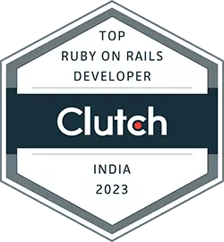Clutch Ruby on Rails Badge